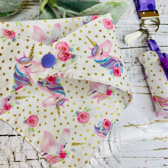 Hand-made matching Bandana and Disposable Doggy-Bag cover for your small dog - Picture 3 of 9